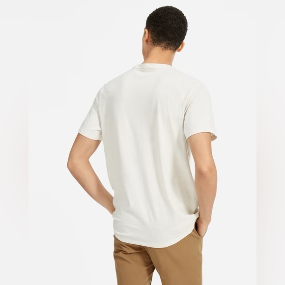 *NWT* Everlane The Organic Cotton Crew Tee Uniform Heather Oatmeal XXL - Picture 2 of 10